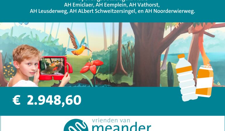 Opbrengst Albert Heijn Amersfoort statiegeldactie 2025